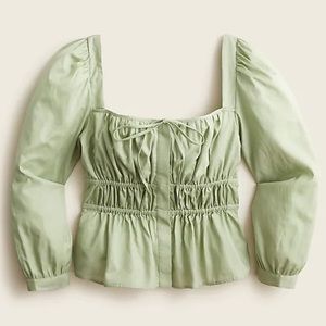J. Crew Cinched-waist top